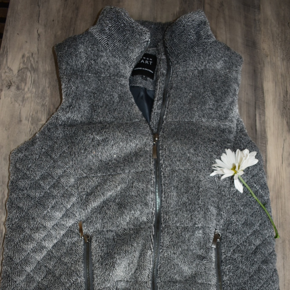 Steele blue LEMON TART vest sz sm